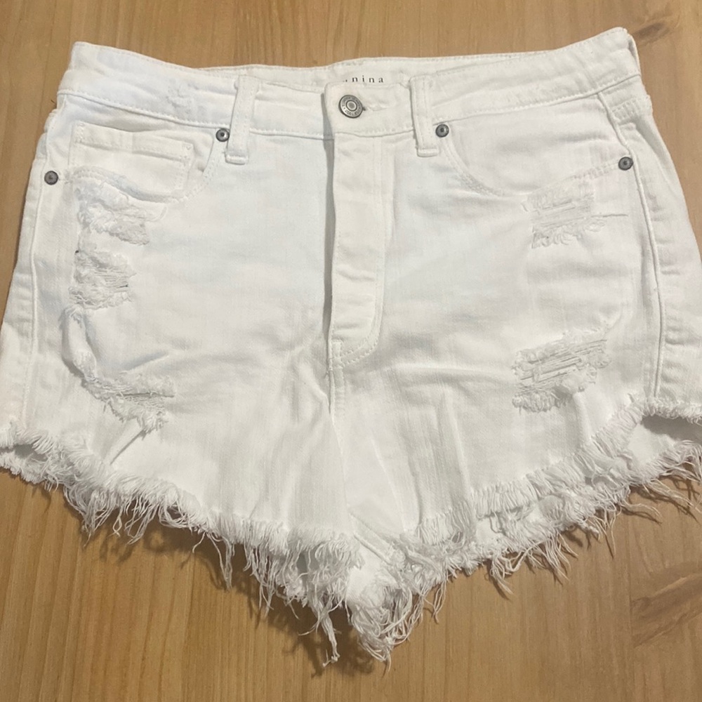 Boutique Eunina Cut Off High Rise Shorts